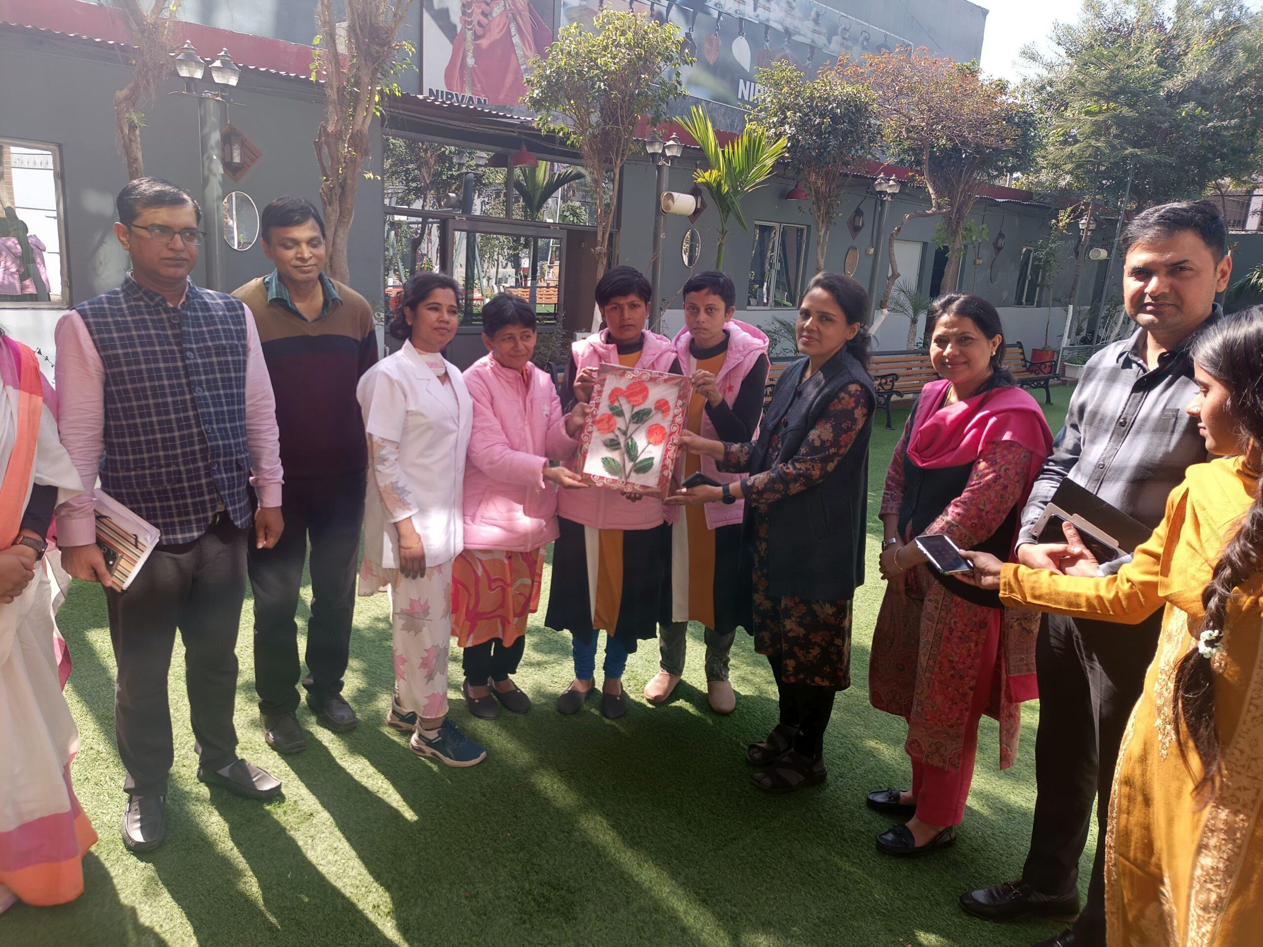 Inspection of mentally retarded shelter home, emphasis on quality of facilities