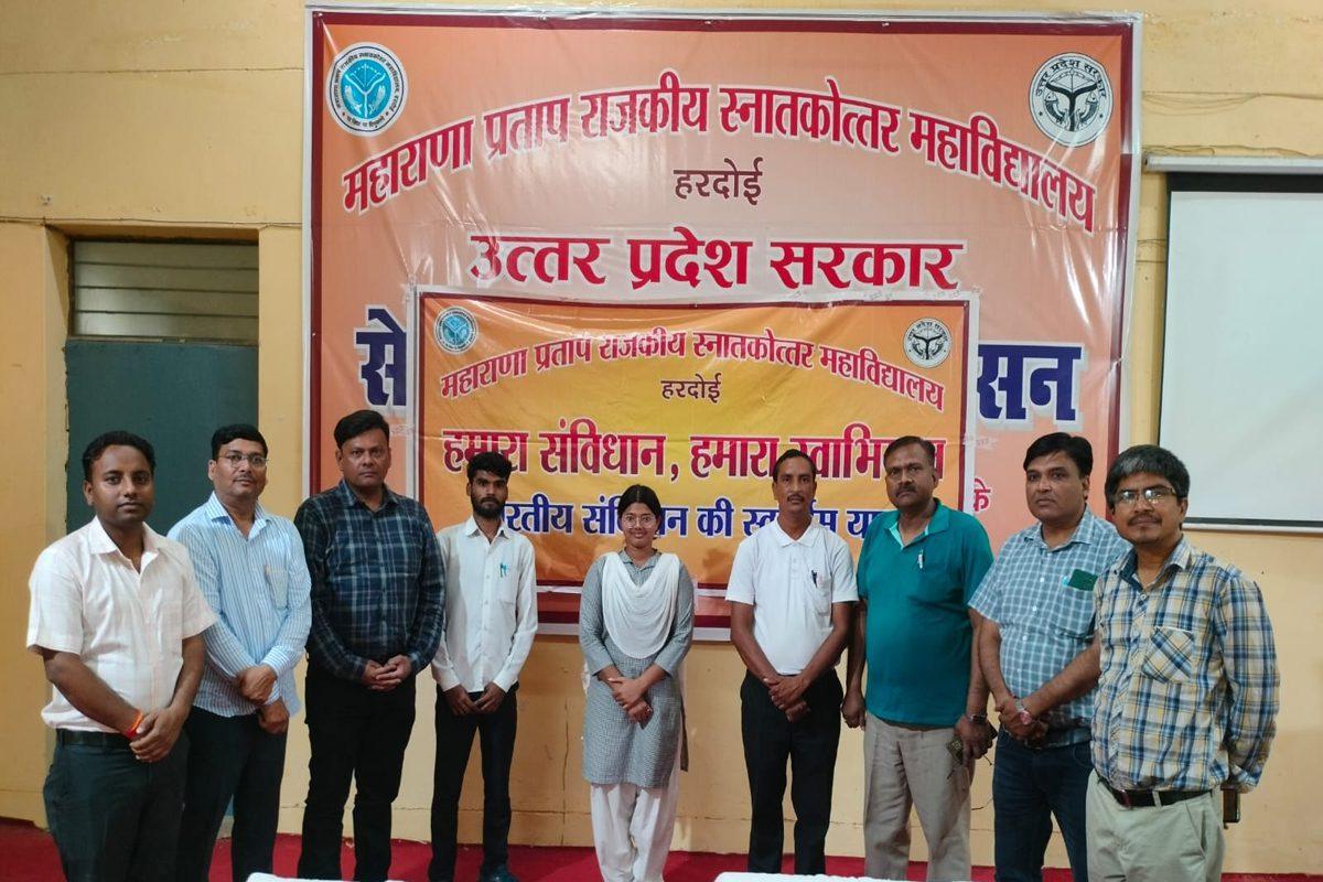 Elocution competition organized in the college