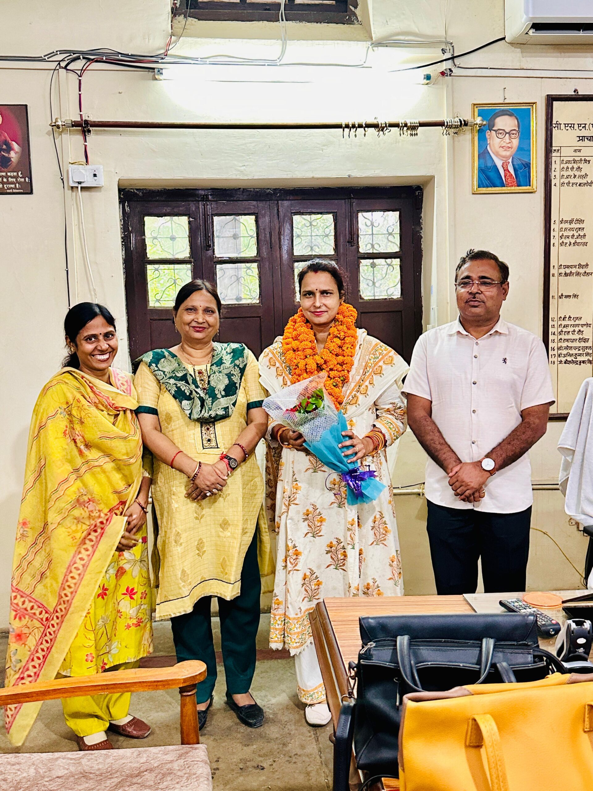 "Dr. Shikha Pandey took up new responsibility in Hindi Department"