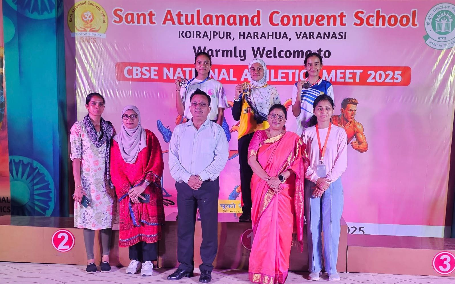 National Athletics Meet at Sant Atulanand Convent School, Koirajpur