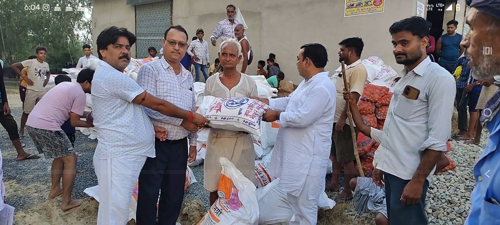 MLA Ranu Singh reached the affected village and inspected the relief and rescue work