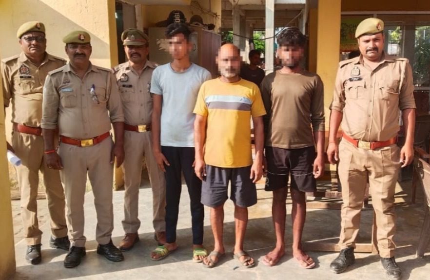 Harpalpur police arrested 3 notorious thieves