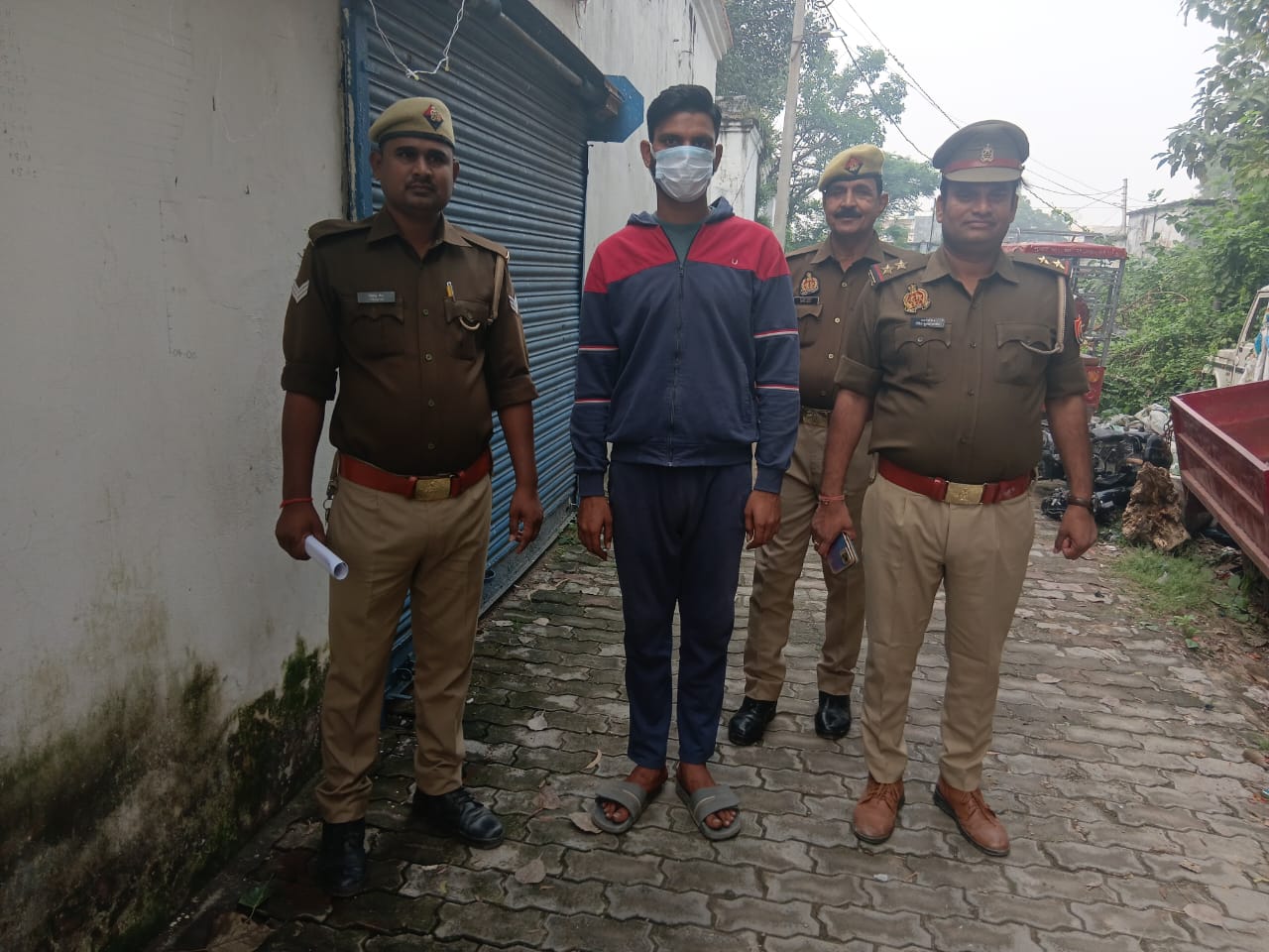 The accused who kidnapped the innocent girl from her home was arrested and sent to jail.