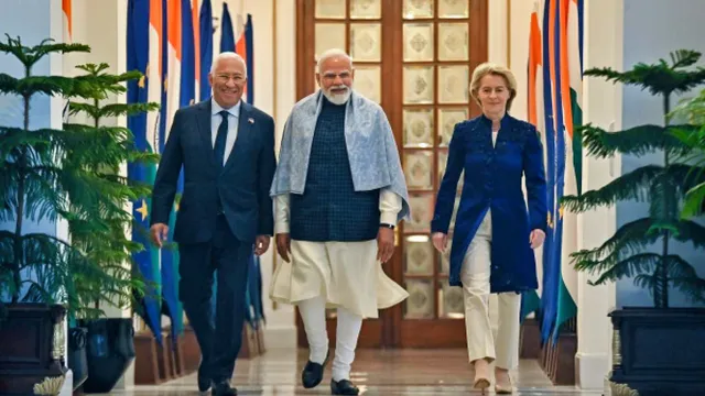 India EU FTA, भारत EU FTA, Mother of all deals, EU trade agreement, भारत यूरोप FTA, India EU Free Trade Agreement, India EU trade deal, भारत यूरोपीय यूनियन समझौता, EU India trade, FTA 2026 India, भारत EU व्यापार समझौता,भारत EU FTA फोटो, India EU FTA image, PM Modi EU leaders photo, EU India trade deal image, FTA signing ceremony picture, भारत यूरोपीय यूनियन डील फोटो,India EU FTA, भारत यूरोपीय यूनियन FTA, PM Modi trade deal, International trade agreement, New Delhi news, Global economy news, Economic policy India, International relations India EU, Trade and commerce news, EU trade deal India, Bharat EU free trade agreement,#IndiaEUFTA, #MotherOfAllDeals, #PMModi, #EUTradeDeal, #InternationalTrade, #EconomicNews, #TradeAgreement, #GlobalEconomy, #NewDelhi, #IndiaEURelations,