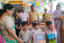 Bhusoriya Vidyalaya celebrated Navarambh Utsav with great pomp and show, young children displayed their talent.