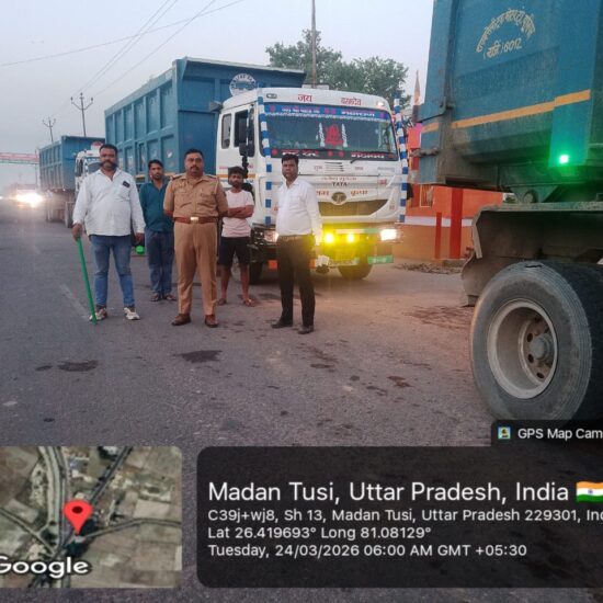 Action taken against illegal overloading of vehicles