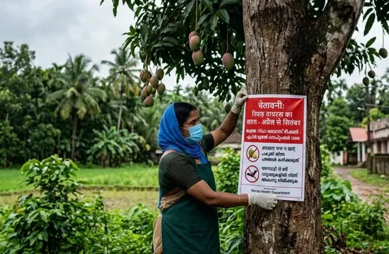 निपाह वायरस केरल अलर्ट 2026, Nipah Virus Kerala Alert 2026, Kerala Nipah Virus News, Nipah Virus Symptoms Hindi, Nipah Virus Prevention India, Kerala Health Department Alert, Nipah Virus Bat Infection, Nipah Virus Death Rate, Kerala Viral Disease News, India Health Alert News,निपाह वायरस फोटो, Nipah Virus Image, Kerala Health Alert Image, Bat Virus Infection Image, Nipah Virus Symptoms Visual, Kerala Virus Outbreak Photo, Health Department Alert Graphic,निपाह वायरस खबर केरल 2026, Kerala Nipah Virus News April September Alert, Kerala Health Department Nipah Warning, India Viral Disease Breaking News, Kerala District Nipah Cases Update, Health Alert News India Kerala, Kozhikode Nipah Virus News, Kerala Government Health Alert News,