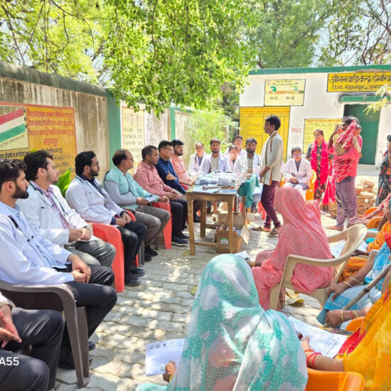 Awareness and health program organized by ASMC Kaushambi on World TV Day