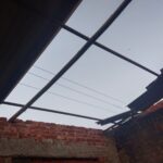 Strong storm wreaks havoc: Family narrowly escapes as tin sheets fly away, panic ensues