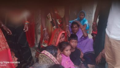 A fierce collision between an Ertiga car and a bike on Khutar road, one dead, one serious