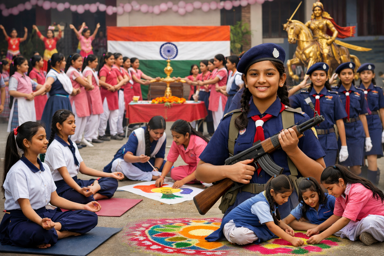 नारी शक्ति वंदन अभियान, उत्तर प्रदेश स्कूल अभियान, योगी सरकार योजना, बालिका सशक्तिकरण यूपी, school girls empowerment UP, Nari Shakti Vandan Abhiyan UP, UP government schemes for girls, Kasturba Gandhi Balika Vidyalaya program, girls education empowerment India, Lucknow education news, Uttar Pradesh education campaign,स्कूल में नारी शक्ति कार्यक्रम, बालिकाओं का सम्मान समारोह, योग अभ्यास छात्राएं, cultural activities girls school, girls empowerment activities India, UP school campaign photos, Kasturba school events, student competition India,नारी शक्ति वंदन अभियान लखनऊ, उत्तर प्रदेश शिक्षा विभाग योजना, पार्थ सारथी सेन शर्मा आदेश, यूपी स्कूल न्यूज़, Lucknow education campaign news, UP govt girls empowerment scheme, district level school program UP, government school activities India, basic shiksha vibhag UP scheme,#NariShaktiVandanAbhiyan, #UPSchoolCampaign, #GirlsEmpowerment, #YogiGovernment, #LucknowNews, #EducationNewsUP, #BalikaShiksha, #GoogleDiscoverNews,