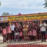 Grand celebration of anniversary and farewell ceremony