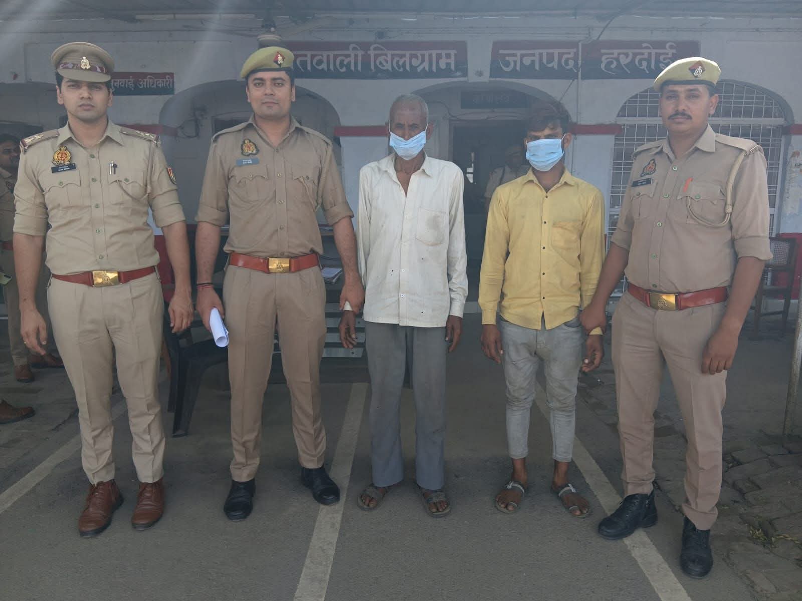 Police arrested two accused under the POCSO Act.