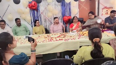 ANM Kamlesh Kanti retired after 20 years of service.