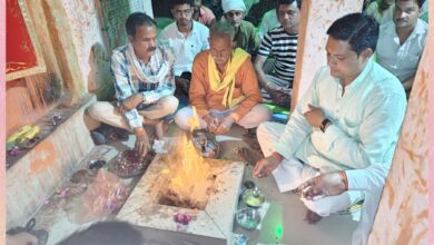 A grand Hanuman Chalisa recitation was organised on the occasion of Hanuman Jayanti.