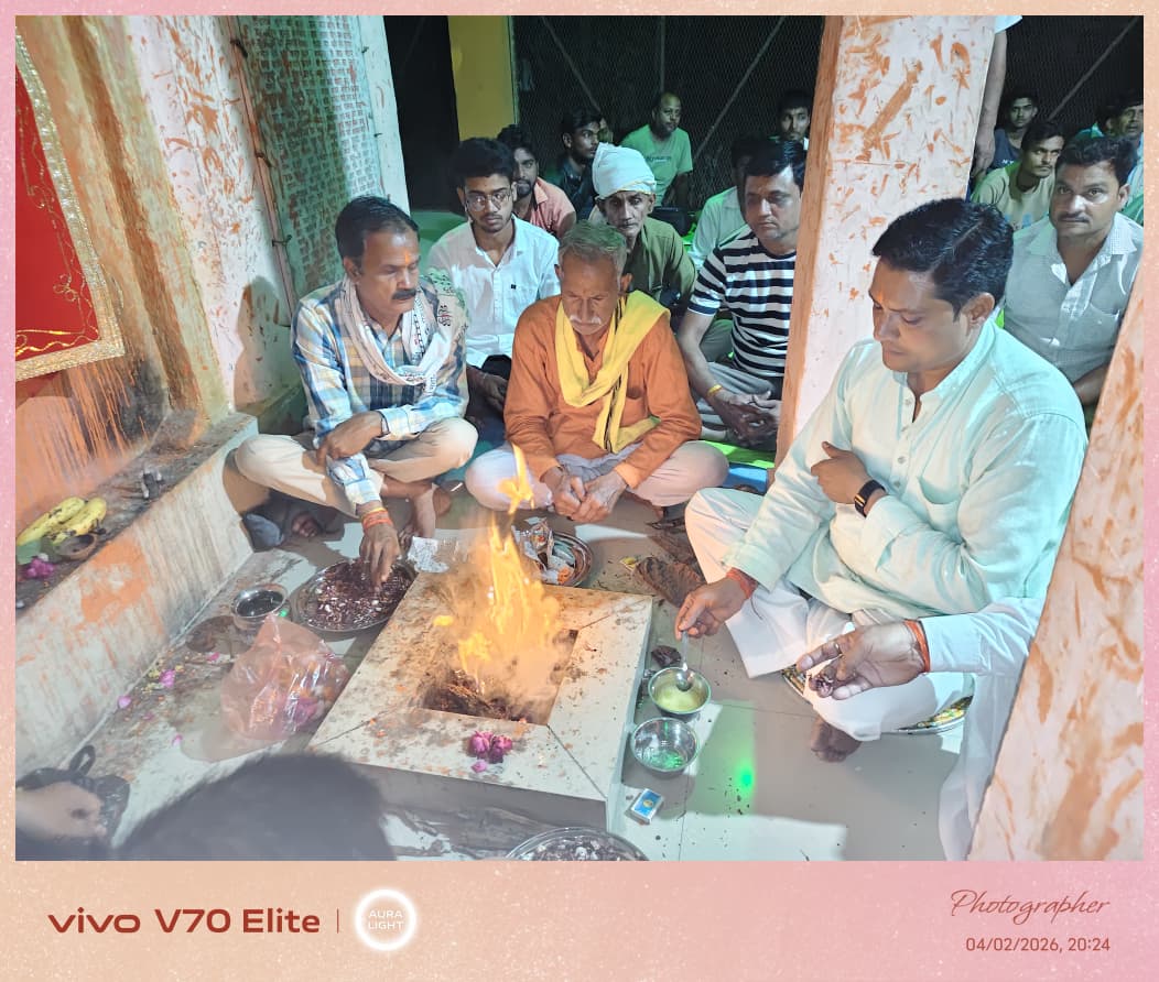 A grand Hanuman Chalisa recitation was organised on the occasion of Hanuman Jayanti.