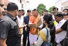 Deputy Chief Minister Keshav Prasad Maurya listened to public grievances during 'Janata Darshan' in Prayagraj.