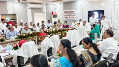 District Development Coordination and Monitoring Committee (Disha) meeting held under the chairmanship of MP Kishori Lal