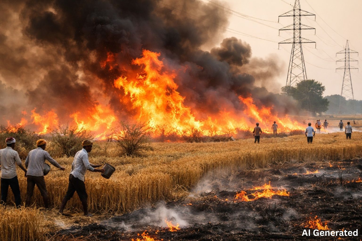 बाराबंकी आग खबर, गेहूं फसल जली, लोनी कटरा हादसा, किसान नुकसान,Barabanki Fire News, Wheat Crop Fire UP, Loni Katra Incident, Farmer Loss India,बाराबंकी ब्रेकिंग न्यूज, लोनी कटरा आग, गेहूं फसल नुकसान यूपी, किसान आग हादसा, Barabanki Fire Incident, Wheat Crop Loss UP, Farmer Loss News India, Rural Disaster News UP, Agriculture Fire News India, Uttar Pradesh Breaking News,गेहूं फसल आग फोटो, बाराबंकी खेत आग, ग्रामीण आग बुझाते,Wheat Field Fire Image, Barabanki Crop Fire Photo, Villagers Extinguishing Fire,#Barabanki, #FireNews, #UPNews, #FarmerLoss, #WheatCrop, #BreakingNews, #RuralIndia, #Agriculture