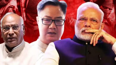 खरगे मोदी विवाद 2026, Kharge Modi comment controversy, BJP complaint ECI India, Kiren Rijiju statement today, Election Commission India news, Congress BJP latest news, Indian politics breaking news, Narendra Modi Kharge row, राष्ट्रीय राजनीति समाचार, नई दिल्ली राजनीतिक खबर,खरगे भाषण फोटो, Mallikarjun Kharge rally image, Narendra Modi rally photo, Election Commission office image, BJP leaders meeting ECI, भारतीय राजनीति फोटो,#Kharge #PMModi #BJP #Congress #PoliticalNews #ECI #BreakingNews #IndianPolitics #KirenRijiju #DelhiNews #HindiNews