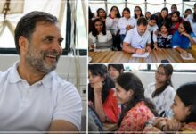 राहुल गांधी वीडियो, DU छात्रा जवाब, कांग्रेस पर तंज, राहुल गांधी दिल्ली यूनिवर्सिटी, छात्रा वायरल वीडियो, राहुल गांधी न्यूज, कांग्रेस खबर, दिल्ली राजनीति खबर, छात्र संवाद कार्यक्रम, राहुल गांधी ताजा समाचार,Rahul Gandhi viral video, DU student reply, Congress joke viral, Rahul Gandhi DU interaction, Delhi University news, Rahul Gandhi latest news, Congress news India, student political interaction, viral political video, Delhi politics news,राहुल गांधी फोटो, DU छात्रा वीडियो, कांग्रेस वायरल क्लिप, छात्र संवाद कार्यक्रम, दिल्ली यूनिवर्सिटी तस्वीर,Rahul Gandhi image, DU student video, Congress viral clip, student interaction photo, Delhi University image,#RahulGandhi #Congress #DelhiUniversity #ViralVideo #PoliticalNews #DU #StudentReaction #BreakingNews #IndiaPolitics #Trending,