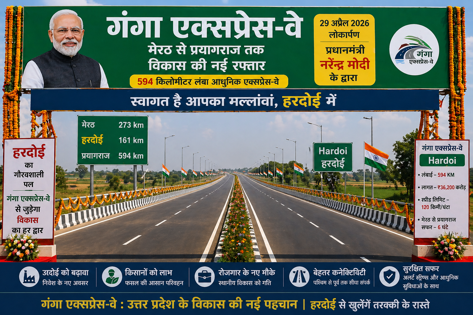 #गंगा_एक्सप्रेसवे, #HardoiNews, #UPDevelopment, #NarendraModi, #ExpresswayLaunch, #Mallawan, #InfrastructureIndia, #BreakingNews, #UPNews, #IndiaGrowth, #Prayagraj, #Meerut,गंगा एक्सप्रेसवे हरदोई, मल्लावां उद्घाटन, प्रधानमंत्री मोदी यूपी दौरा, एक्सप्रेसवे फोटो, Hardoi Mallawan Expressway event, Ganga Expressway उद्घाटन फोटो, UP highway image, infrastructure India image,गंगा एक्सप्रेस-वे, Ganga Expressway, Hardoi news, UP expressway news, Narendra Modi Hardoi visit, Mallawan Hardoi event, UP infrastructure news, Uttar Pradesh development, Meerut to Prayagraj expressway, expressway inauguration India, highway news UP, development project UP,