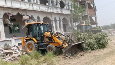 #BulldozerAction, #UPNews, #SantKabirNagar, #IllegalConstruction, #BreakingNews, #UttarPradesh, #LawAndOrder, #Demolition, #PoliceAction, #IndiaNews,संतकबीरनगर बुलडोजर खबर उत्तर प्रदेश, Sant Kabir Nagar demolition news UP India, illegal madrasa case Uttar Pradesh district news, bulldozer action UP government news, law and order news Sant Kabir Nagar UP, foreign funding case India UP news, breaking news Uttar Pradesh demolition action,bulldozer demolishing madrasa, Sant Kabir Nagar demolition images, UP police action visuals, illegal building demolition India, बुलडोजर कार्रवाई फोटो, police deployment demolition site,Sant Kabir Nagar bulldozer action, UP illegal madrasa demolition, Shamsul Huda Khan news, bulldozer action UP news, Uttar Pradesh illegal construction, foreign funding madrasa case, संतकबीरनगर खबर, यूपी बुलडोजर कार्रवाई, illegal property demolition India,