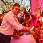 The District Magistrate held a village meeting and listened to the problems and gave instructions for their immediate solution.