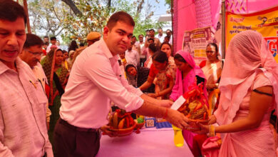 The District Magistrate held a village meeting and listened to the problems and gave instructions for their immediate solution.