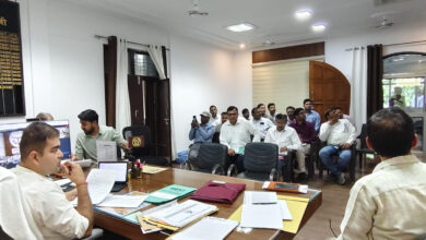 District Magistrate expressed displeasure while reviewing the works of Jal Jeevan Mission and directed to speed up the works.