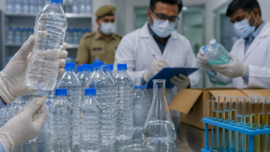 UP Bottled Water Alert, Coliform Bacteria in Water, Contaminated Drinking Water Uttar Pradesh, Lucknow Water Test Report, Unsafe Bottled Water India, E Coli Bacteria Alert, Food Safety Department UP, Health Alert News, Packaged Drinking Water News, Uttar Pradesh Health News,यूपी बोतलबंद पानी जांच, कोलिफार्म बैक्टीरिया पानी में, दूषित पानी उत्तर प्रदेश, लखनऊ वाटर टेस्ट रिपोर्ट, बोतलबंद पानी असुरक्षित, यूपी हेल्थ अलर्ट, खाद्य सुरक्षा विभाग जांच, ई कोलाई बैक्टीरिया, पानी में बैक्टीरिया, वाराणसी पानी जांच, प्रयागराज वाटर न्यूज, यूपी स्वास्थ्य समाचार,दूषित पानी फोटो, बोतलबंद पानी जांच, खाद्य सुरक्षा विभाग टीम, यूपी स्वास्थ्य अलर्ट, पानी की लैब जांच, वाटर प्लांट जांच,Contaminated Water Photos, Bottled Water Testing Images, Food Safety Team Inspection, UP Health Alert Pictures, Water Lab Test Photos, Packaged Water Plant Inspection,#UPNews, #WaterAlert, #ColiformBacteria, #HealthAlert, #BottledWater, #FoodSafety, #UttarPradesh, #EColi, #PublicHealth, #LucknowNews, #VaranasiNews, #BreakingNews, #HealthNews, #HindiNews, #SafeDrinkingWater,