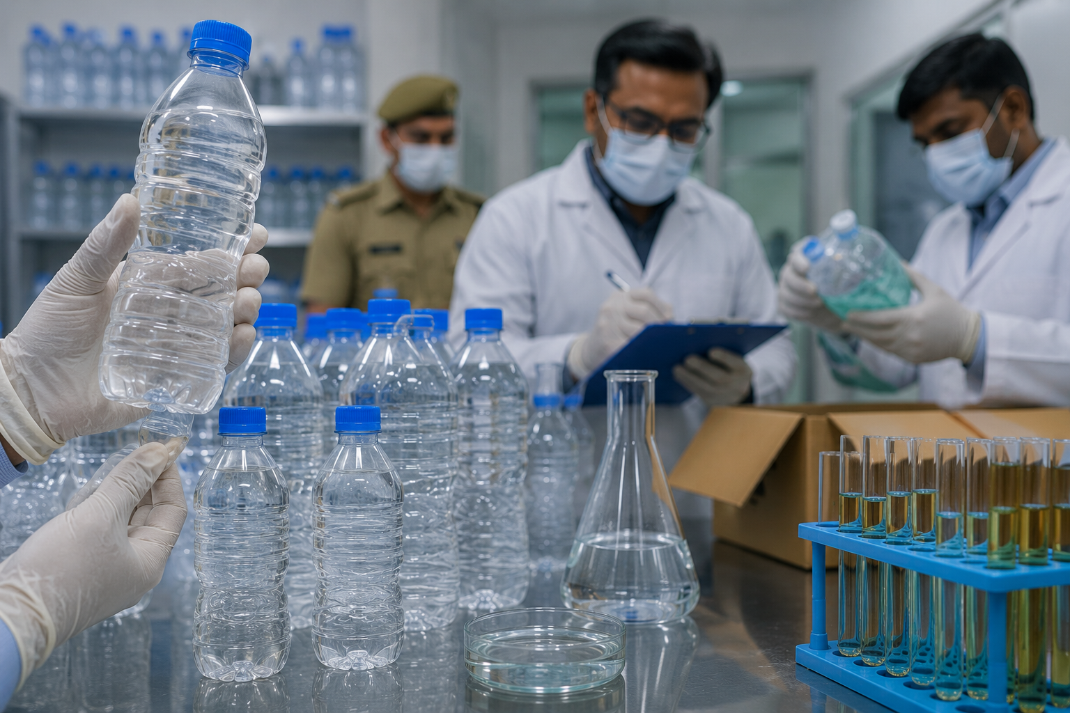 UP Bottled Water Alert, Coliform Bacteria in Water, Contaminated Drinking Water Uttar Pradesh, Lucknow Water Test Report, Unsafe Bottled Water India, E Coli Bacteria Alert, Food Safety Department UP, Health Alert News, Packaged Drinking Water News, Uttar Pradesh Health News,यूपी बोतलबंद पानी जांच, कोलिफार्म बैक्टीरिया पानी में, दूषित पानी उत्तर प्रदेश, लखनऊ वाटर टेस्ट रिपोर्ट, बोतलबंद पानी असुरक्षित, यूपी हेल्थ अलर्ट, खाद्य सुरक्षा विभाग जांच, ई कोलाई बैक्टीरिया, पानी में बैक्टीरिया, वाराणसी पानी जांच, प्रयागराज वाटर न्यूज, यूपी स्वास्थ्य समाचार,दूषित पानी फोटो, बोतलबंद पानी जांच, खाद्य सुरक्षा विभाग टीम, यूपी स्वास्थ्य अलर्ट, पानी की लैब जांच, वाटर प्लांट जांच,Contaminated Water Photos, Bottled Water Testing Images, Food Safety Team Inspection, UP Health Alert Pictures, Water Lab Test Photos, Packaged Water Plant Inspection,#UPNews, #WaterAlert, #ColiformBacteria, #HealthAlert, #BottledWater, #FoodSafety, #UttarPradesh, #EColi, #PublicHealth, #LucknowNews, #VaranasiNews, #BreakingNews, #HealthNews, #HindiNews, #SafeDrinkingWater,