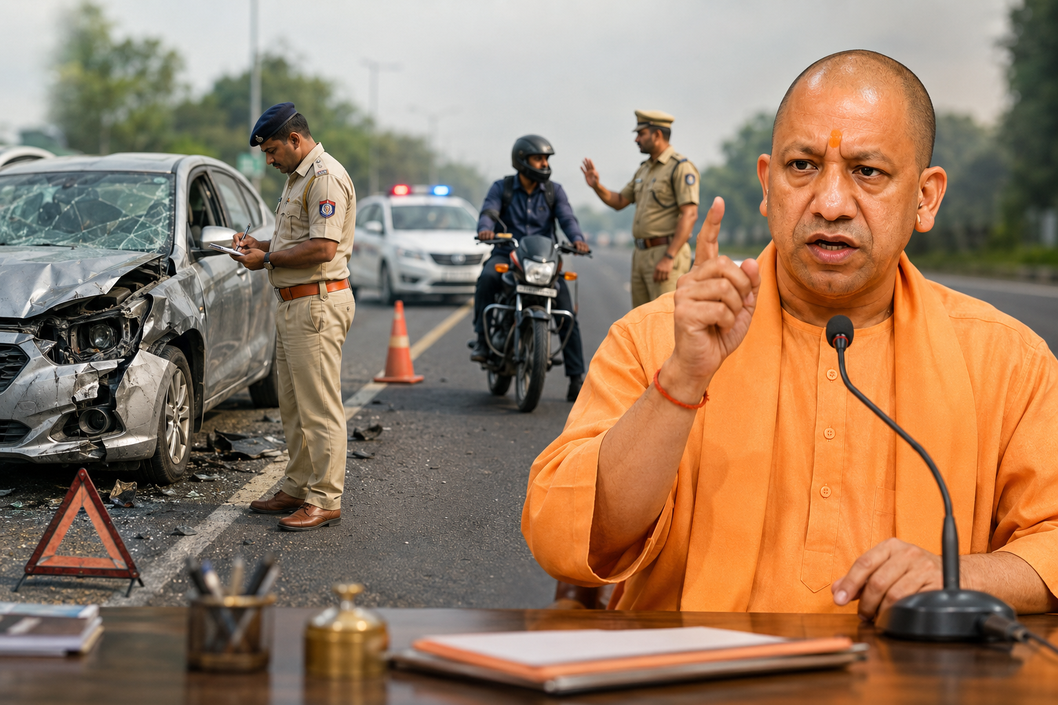 UP Road Safety, CM Yogi News, Overspeeding Action, Stunt Driving Crackdown, Uttar Pradesh Traffic Rules, Road Accident News, UP Transport Department, Illegal Vehicles Action, Yogi Adityanath Meeting, Black Spot Roads UP, Zero Fatality District Scheme, Traffic Police UP, Helmet Awareness Campaign,UP Road Safety, CM Yogi News, Overspeeding Action, Stunt Driving Crackdown, Uttar Pradesh Traffic Rules, Road Accident News, UP Transport Department, Illegal Vehicles Action, Yogi Adityanath Meeting, Black Spot Roads UP, Zero Fatality District Scheme, Traffic Police UP, Helmet Awareness Campaign,CM Yogi Meeting Image, Road Safety Review, Traffic Police Action, UP Road Accident News, Overspeeding Checking, Transport Department Meeting,सीएम योगी बैठक, सड़क सुरक्षा समीक्षा, ट्रैफिक पुलिस कार्रवाई, यूपी सड़क हादसे, ओवरस्पीडिंग जांच, परिवहन विभाग बैठक,यूपी सड़क हादसे, सीएम योगी सड़क सुरक्षा, ओवरस्पीडिंग कार्रवाई, स्टंटबाजी पर कार्रवाई, यूपी ट्रैफिक नियम, सड़क सुरक्षा अभियान, अवैध वाहन कार्रवाई, योगी आदित्यनाथ न्यूज, यूपी परिवहन विभाग, ब्लैक स्पॉट सड़क, सड़क दुर्घटना खबर, लखनऊ समाचार, यूपी पुलिस ट्रैफिक, जीरो फैटिलिटी योजना, हेलमेट जागरूकता अभियान,#CMYogi, #RoadSafety, #UPNews, #TrafficRules, #Overspeeding, #StuntDriving, #UttarPradesh, #YogiAdityanath, #RoadAccident, #TrafficPolice, #TransportDepartment, #BreakingNews, #LucknowNews, #UPPolice, #HindiNews,