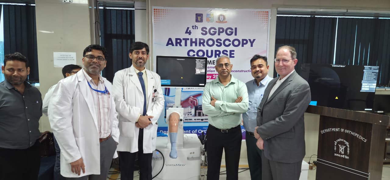 SGPGIMS Lucknow News, SGPGIMS Knee Arthroscopy Course, Lucknow Medical News, SGPGIMS Orthopaedics Department, Knee Arthroscopy Training India, SGPGIMS Simulation Course, लखनऊ मेडिकल न्यूज, एसजीपीजीआई न्यूज, Knee Arthroscopy Lucknow, Orthopaedic Training India, SGPGIMS Latest News, Lucknow Health News,SGPGIMS लखनऊ फोटो, Knee Arthroscopy Course Image, SGPGIMS Training Program Photo, Lucknow Medical Institute Image, Orthopaedics Workshop SGPGIMS, SGPGIMS Lucknow Image, Arthroscopy Simulator Photo,#SGPGIMS, #LucknowNews, #MedicalNews, #Orthopaedics, #KneeArthroscopy, #SimulationTraining, #HealthcareIndia, #MedicalEducation, #LucknowMedical, #UPNews, #DrPulakSharma, #राष्ट्रीयप्रस्तावना