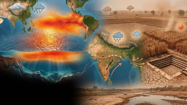 भारत में सुपर अल नीनो, सुपर अल नीनो 2026, भारत में गर्मी का कहर, हीटवेव अलर्ट भारत, मानसून पर अल नीनो का असर, IMD मौसम चेतावनी, भारत में सूखा, भारत में बाढ़ अलर्ट, उत्तर प्रदेश गर्मी, दिल्ली एनसीआर हीटवेव, मौसम समाचार, जलवायु परिवर्तन भारत, प्रशांत महासागर अल नीनो, मौसम अपडेट हिंदी, नई दिल्ली मौसम खबर,Super El Nino India 2026, India Heatwave Alert, El Nino Effect on Monsoon, IMD Heatwave Warning, India Weather News, Drought Alert India, Flood Alert India, Pacific Ocean El Nino, Climate Change India, Delhi NCR Heatwave, Uttar Pradesh Heatwave News, India Monsoon 2026, Extreme Weather India, Global Warming News, Weather Update Hindi,सुपर अल नीनो की तस्वीर, भारत में भीषण गर्मी, हीटवेव भारत, मानसून संकट, सूखा और बाढ़, दिल्ली गर्मी, यूपी हीटवेव, मौसम विभाग अलर्ट, जलवायु परिवर्तन, प्रशांत महासागर तापमान,Super El Nino Image, India Heatwave Photo, Extreme Weather India, Monsoon Crisis India, Flood and Drought India, Delhi Heatwave, Uttar Pradesh Summer, IMD Alert Image, Climate Change Photo, Pacific Ocean Warming,#SuperElNino, #Heatwave, #IndiaWeather, #IMDAlert, #ClimateChange, #Monsoon2026, #GlobalWarming, #DelhiHeatwave, #UPWeather, #WeatherNews, #FloodAlert, #DroughtAlert, #IndiaNews, #BreakingNews, #HindiNews,