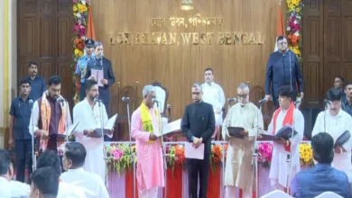 पश्चिम बंगाल कैबिनेट विस्तार 2026, शुभेंदु अधिकारी सरकार, बंगाल मंत्रिमंडल विस्तार, पश्चिम बंगाल मंत्री सूची, कोलकाता राजनीतिक समाचार, बंगाल भाजपा सरकार, राज्यपाल आरएन रवि, पश्चिम बंगाल राजनीति, नए मंत्री शपथ ग्रहण, बंगाल सरकार विस्तार, कैबिनेट विस्तार खबर, पश्चिम बंगाल प्रशासनिक बदलाव, कोलकाता न्यूज,West Bengal Cabinet Expansion 2026, Suvendu Adhikari Cabinet, West Bengal Government Ministers, Bengal Cabinet Expansion News, Kolkata Political News, BJP Government West Bengal, RN Ravi Governor, Minister Oath Ceremony, West Bengal Politics, Cabinet Reshuffle 2026, Bengal Minister List, Kolkata News,शपथ ग्रहण समारोह, पश्चिम बंगाल मंत्रिमंडल विस्तार, शुभेंदु अधिकारी, बंगाल सरकार, लोकभवन समारोह, नए मंत्री, राजनीतिक कार्यक्रम, राज्यपाल शपथ दिलाते हुए, कैबिनेट विस्तार तस्वीर, कोलकाता समाचार,Cabinet Expansion Ceremony, Suvendu Adhikari Government, West Bengal Ministers Oath, Kolkata Political Event, Governor Administering Oath, Cabinet Expansion Image, Bengal Government News, Minister Swearing In, Political News West Bengal, Kolkata News Photo,West Bengal Cabinet Expansion 2026, Suvendu Adhikari Cabinet Ministers List, Bengal Government Expansion News, Kolkata Cabinet Oath Ceremony, West Bengal Political News Today, BJP Government Bengal Ministers, RN Ravi Oath Ceremony, New Ministers West Bengal, Bengal Cabinet Reshuffle, Kolkata Latest News,#WestBengalCabinetExpansion #SuvenduAdhikari #WestBengalPolitics #CabinetExpansion2026 #KolkataNews #PoliticalNews #BengalGovernment #MinisterOathCeremony #BJPWestBengal #WestBengalNews #LatestPoliticalNews #IndiaPolitics #CabinetReshuffle #BreakingNews #GoogleDiscover
