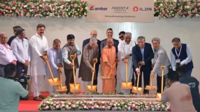 जेवर इलेक्ट्रॉनिक्स हब, योगी आदित्यनाथ नोएडा दौरा, जेवर निवेश परियोजना, सेमीकंडक्टर हब उत्तर प्रदेश, नोएडा इलेक्ट्रॉनिक्स उद्योग, गौतमबुद्ध नगर मोबाइल मैन्युफैक्चरिंग, यूपी निवेश समाचार, इलेक्ट्रॉनिक्स मैन्युफैक्चरिंग यूपी, जेवर एयरपोर्ट विकास, औद्योगिक निवेश उत्तर प्रदेश, नोएडा उद्योग समाचार, मुख्यमंत्री योगी आदित्यनाथ, गौतमबुद्ध नगर, नोएडा, उत्तर प्रदेश, बिजनेस न्यूज,Jewar Electronics Hub, CM Yogi Jewar Visit, Semiconductor Hub Uttar Pradesh, Noida Electronics Manufacturing, Gautam Buddh Nagar Investment News, UP Industrial Investment, PCB Manufacturing India, Mobile Manufacturing Hub India, Jewar Airport Development, Uttar Pradesh Business News, Noida Industry News, Yogi Adityanath News, Business News India,योगी आदित्यनाथ शिलान्यास, जेवर इलेक्ट्रॉनिक्स हब फोटो, नोएडा निवेश कार्यक्रम, सेमीकंडक्टर परियोजना, मोबाइल मैन्युफैक्चरिंग यूनिट, गौतमबुद्ध नगर उद्योग, इलेक्ट्रॉनिक्स फैक्ट्री,CM Yogi Foundation Stone Image, Jewar Electronics Hub Photo, Semiconductor Project India, PCB Manufacturing Plant, Noida Investment Event, Electronics Factory India, Mobile Manufacturing Unit,#YogiAdityanath, #Jewar, #Noida, #Semiconductor, #ElectronicsHub, #UPInvestment, #MakeInIndia, #DigitalIndia, #NoidaNews, #GautamBuddhNagar, #BusinessNews, #IndustrialDevelopment, #ElectronicsManufacturing, #PCBManufacturing, #MSMEDay, #UttarPradesh, #GoogleDiscover, #InvestmentNews,
