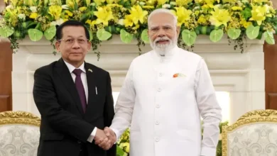 भारत म्यांमार संबंध, पीएम मोदी म्यांमार बैठक, मिन आंग ह्लाइंग भारत दौरा, भारत म्यांमार सीमा सुरक्षा, भारत म्यांमार व्यापार, म्यांमार राष्ट्रपति समाचार, नई दिल्ली कूटनीतिक बैठक, पूर्वोत्तर भारत सुरक्षा, आंग सान सू ची, भारत विदेश नीति, अंतरराष्ट्रीय समाचार, दक्षिण एशिया राजनीति, भारत म्यांमार सहयोग,India Myanmar Relations, PM Modi Myanmar Meeting, Min Aung Hlaing India Visit, India Myanmar Border Security, India Myanmar Trade, Myanmar President News, New Delhi Diplomatic Meeting, Northeast India Security, Aung San Suu Kyi News, India Foreign Policy, International News, South Asia Politics, India Myanmar Cooperation,नरेंद्र मोदी, मिन आंग ह्लाइंग, भारत म्यांमार संबंध, सीमा सुरक्षा, विदेश नीति, नई दिल्ली बैठक, व्यापार सहयोग, लोकतंत्र बहाली, अंतरराष्ट्रीय समाचार, म्यांमार,Narendra Modi, Min Aung Hlaing, India Myanmar Relations, Border Security, Foreign Policy, New Delhi Meeting, Trade Cooperation, Democracy Restoration, International News, Myanmar,#IndiaMyanmarRelations, #PMModi, #MinAungHlaing, #Myanmar, #ForeignPolicy, #BorderSecurity, #IndiaMyanmar, #Diplomacy, #InternationalNews, #SouthAsia, #TradeRelations, #StrategicPartnership, #AungSanSuuKyi, #GlobalPolitics, #BreakingNews, #NewDelhi,