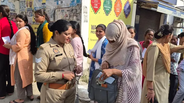 यूपी पुलिस भर्ती परीक्षा 2025, अमरोहा पुलिस भर्ती परीक्षा, यूपी पुलिस कांस्टेबल भर्ती, बायोमीट्रिक जांच, परीक्षा केंद्र अमरोहा, पुलिस भर्ती लिखित परीक्षा, यूपीपीआरपीबी भर्ती, अमरोहा समाचार, उत्तर प्रदेश भर्ती परीक्षा, प्रतियोगी परीक्षा समाचार, पुलिस भर्ती अपडेट, परीक्षा सुरक्षा व्यवस्था, सीसीटीवी निगरानी, अमरोहा न्यूज, सरकारी नौकरी परीक्षा,UP Police Recruitment Exam 2025, Amroha Police Exam, UP Constable Recruitment, Biometric Verification, UPPBPB Recruitment Exam, Police Recruitment Written Test, Amroha News, Uttar Pradesh Recruitment, Government Job Exam, Exam Security, CCTV Monitoring, Police Constable Exam, Competitive Exam News, Recruitment Update,अमरोहा परीक्षा केंद्र, यूपी पुलिस भर्ती परीक्षा, महिला पुलिस जांच, बायोमीट्रिक सत्यापन, अभ्यर्थियों की जांच, पुलिस सुरक्षा, परीक्षा केंद्र सुरक्षा, अमरोहा समाचार, प्रतियोगी परीक्षा, भर्ती प्रक्रिया,Amroha Exam Centre, UP Police Exam, Female Police Checking, Biometric Verification, Candidate Screening, Police Security, Exam Centre Security, Recruitment Examination, Competitive Exam, Government Recruitment,#UPPoliceRecruitment, #UPPoliceExam, #AmrohaNews, #UPConstableRecruitment, #BiometricVerification, #PoliceRecruitment2025, #GovernmentJobs, #CompetitiveExam, #ExamSecurity, #UPNews, #RecruitmentNews, #PoliceBharti, #ExamUpdate, #UttarPradeshNews, #CareerNews, #JobAlert, #WrittenExam, #UPPoliceBharti, #BreakingNews, #Amroha,
