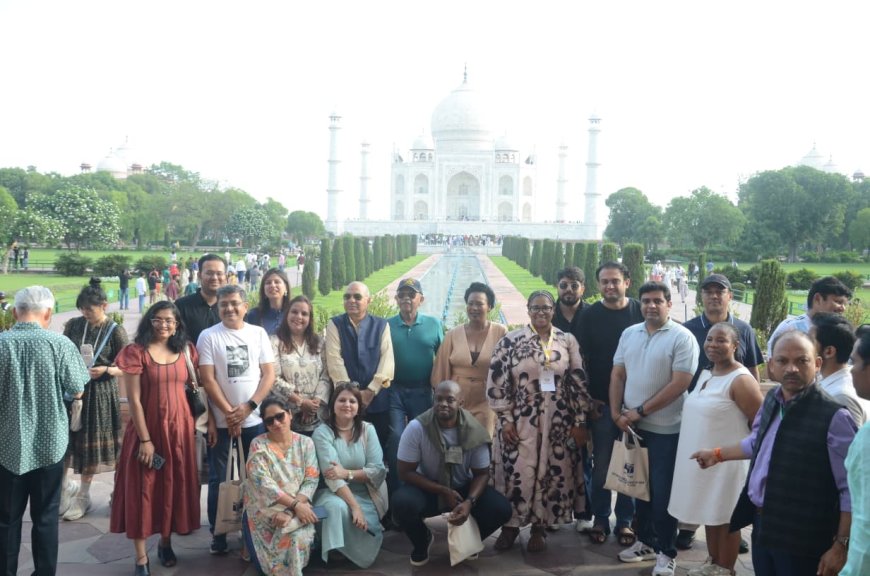 BRICS India 2026, BRICS Summit Agra, Taj Mahal Visit by BRICS Delegates, UP MSME Growth, Yogi Government MSME Policy, ODOP Scheme Uttar Pradesh, Agra News, BRICS Working Group Meeting, MSME Forum India, Bhupendra Singh Chaudhary, Jitan Ram Manjhi, Uttar Pradesh Export Growth, BRICS Investment Opportunities, Taj Mahal Tourism, Agra Tourism News,ताजमहल, ब्रिक्स प्रतिनिधि, आगरा सम्मेलन, MSME फोरम, योगी सरकार, उत्तर प्रदेश विकास मॉडल, ओडीओपी योजना, विदेशी मेहमान, निवेश सम्मेलन, आगरा पर्यटन, ताजमहल भ्रमण, ब्रिक्स देशों की बैठक,Taj Mahal, BRICS Delegates, Agra Convention, MSME Forum, Uttar Pradesh Development Model, Yogi Adityanath Government, ODOP Scheme, Foreign Delegates, Investment Summit, Agra Tourism, BRICS Meeting, Taj Mahal Visit,#BRICSIndia2026 #AgraNews #TajMahal #BRICSSummit #MSME #UPMSME #YogiGovernment #ODOP #AgraTourism #UttarPradesh #Investment #Export #BusinessNews #IndiaGrowth #BRICSDelegates,