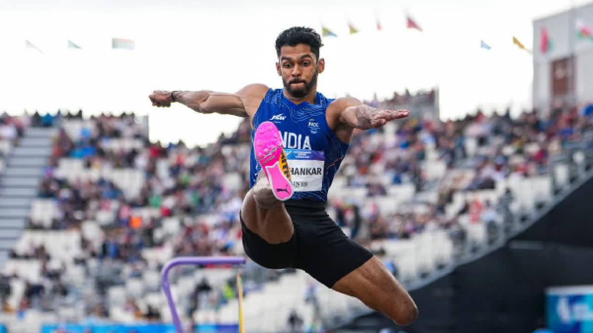 #CWG2026, #CommonwealthGames, #MuraliSreeshankar, #IndianAthletics, #LongJump, #TeamIndia, #IndiaSports, #Glasgow2026, #SportsNews, #Athletics, #CommonwealthGames2026, #IndiaMedalTally, #MansukhMandaviya, #BreakingNews,Murali Sreeshankar Long Jump, CWG 2026 India Medal, Sreeshankar Silver Medal, Glasgow Games, Indian Athlete, Commonwealth Athletics, Sports Achievement, Athletics Medal,मुरली श्रीशंकर लॉन्ग जंप, CWG 2026 भारत पदक, श्रीशंकर सिल्वर मेडल, ग्लासगो खेल, भारतीय एथलीट, कॉमनवेल्थ गेम्स पदक, एथलेटिक्स प्रतियोगिता, खेल मंत्री बधाई,CWG 2026, Murali Sreeshankar, Commonwealth Games 2026, Long Jump Final, India Athletics, Sreeshankar Silver Medal, Glasgow Commonwealth Games, Indian Sports News, Athletics News, Mansukh Mandaviya, India Medal Tally, Sports News,मुरली श्रीशंकर, CWG 2026, कॉमनवेल्थ गेम्स 2026, भारत पदक, लॉन्ग जंप, श्रीशंकर सिल्वर मेडल, ग्लासगो कॉमनवेल्थ गेम्स, भारतीय एथलेटिक्स, खेल समाचार, भारत खेल अपडेट, मनसुख मांडविया, कॉमनवेल्थ गेम्स पदक तालिका, नई दिल्ली, भारत,