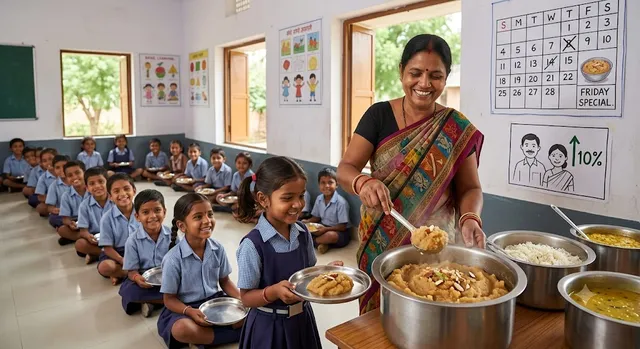 UP मिड डे मील योजना, उत्तर प्रदेश मिड डे मील योजना 2026, पीएम पोषण योजना यूपी, यूपी सरकारी स्कूल खबर, यूपी स्कूल न्यूज़, लखनऊ शिक्षा विभाग खबर, सरकारी स्कूलों में हलवा वितरण, मध्याह्न भोजन प्राधिकरण, यूपी बेसिक शिक्षा विभाग, यूपी बच्चों का पोषण कार्यक्रम, योगी सरकार शिक्षा योजना, उत्तर प्रदेश शिक्षा समाचार, लखनऊ न्यूज, यूपी सरकारी योजना, स्कूल मिड डे मील अपडेट, उत्तर प्रदेश संविदा कर्मी मानदेय वृद्धि, यूपी रसोइया मानदेय,UP Mid Day Meal Scheme 2026, PM Poshan Yojana Uttar Pradesh, UP School News 2026, Uttar Pradesh Education News, Mid Day Meal Scheme Update, UP Government School News, Suji Halwa in Schools UP, UP Basic Education Department, Lucknow Education News, UP Contract Employees Salary Hike, PM Nutrition Scheme India, UP School Nutrition Program,#UPMidDayMealScheme, #PMPoshanYojana, #UPSchoolNews, #UttarPradeshNews, #LucknowNews, #UPEducationNews, #YogiGovernment, #MidDayMealUpdate, #BasicEducationUP, #SchoolNutritionProgram,उत्तर प्रदेश, UP News, Lucknow News, शिक्षा विभाग, बेसिक शिक्षा विभाग, पीएम पोषण योजना, मिड डे मील योजना, सरकारी स्कूल, योगी सरकार, एसपी गोयल, पार्थ सारथी सेन शर्मा, मोनिका रानी, प्रेम रंजन सिंह, लखनऊ, उत्तर प्रदेश शिक्षा समाचार, सरकारी योजना, बच्चों का पोषण, स्कूल न्यूज़,,