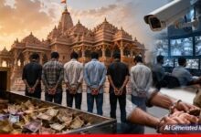 #RamMandir, #Ayodhya, #Varanasi, #RamMandirDonationCase, #SITInvestigation, #UPNews, #CrimeNews, #AyodhyaNews, #VaranasiNews, #RamMandirChadhawa, #BreakingNews, #UttarPradesh, #SecurityAgency, #HindiNews, #GoogleDiscover,Ram temple theft case, Ayodhya investigation, Varanasi agency case, security guards arrested, donation money case, temple security issue, SIT action, UP crime update, Ayodhya scandal,राम मंदिर चढ़ावा मामला, अयोध्या चोरी केस, वाराणसी एजेंसी, सिक्योरिटी गार्ड गिरफ्तारी, दान राशि विवाद, एसआईटी कार्रवाई, मंदिर सुरक्षा व्यवस्था, उत्तर प्रदेश अपराध समाचार, अयोध्या जांच,Ram Mandir donation theft case, Ayodhya donation scam, Ram Mandir offering theft, Varanasi security agency, Kashi connection, SIT investigation, Ayodhya crime news, Uttar Pradesh news, Ram Mandir donation case, security agency employees arrested, SBI Ayodhya branch, Ayodhya latest news, UP crime news,राम मंदिर चढ़ावा चोरी, अयोध्या दान चोरी मामला, राम मंदिर चोरी केस, वाराणसी सिक्योरिटी एजेंसी, बनारस कनेक्शन, एसआईटी जांच, राम मंदिर चढ़ावा घोटाला, अयोध्या समाचार, वाराणसी समाचार, उत्तर प्रदेश क्राइम न्यूज, राम मंदिर दान प्रकरण, सिक्योरिटी एजेंसी कर्मचारी गिरफ्तार, एसबीआई शाखा अयोध्या, अयोध्या पुलिस, यूपी न्यूज,