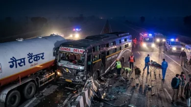 इटावा सड़क हादसा, इटावा एक्सप्रेसवे हादसा, आगरा लखनऊ एक्सप्रेसवे दुर्घटना, बस गैस टैंकर टक्कर, इटावा न्यूज, उत्तर प्रदेश सड़क हादसा, गोंडा से दिल्ली बस हादसा, आगरा लखनऊ एक्सप्रेसवे समाचार, एक्सप्रेसवे दुर्घटना, सड़क दुर्घटना यूपी, Etawah News Hindi, Etawah Accident Today, उत्तर प्रदेश समाचार,Etawah Accident, Agra Lucknow Expressway Accident, Bus Tanker Collision, Etawah News Today, Uttar Pradesh Road Accident, Bus Crash UP, Gas Tanker Accident, Gonda Delhi Bus Accident, Expressway Accident News, Road Accident India, Etawah Breaking News,Etawah Accident Today, Agra Lucknow Expressway News, Bus Accident UP, Etawah Breaking News, Uttar Pradesh Road Accident, Gonda Delhi Bus Crash, Expressway Accident, Etawah District News, UP Crime and Accident News, Road Safety News, Traffic Accident India,#Etawah #EtawahAccident #AgraLucknowExpressway #RoadAccident #BusAccident #UttarPradesh #UPNews #BreakingNews #Expressway #TrafficNews #EtawahNews #HindiNews #RoadSafety #BusCrash #AccidentNews