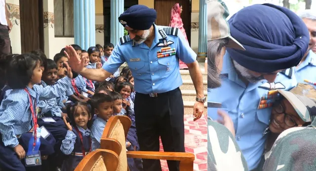 गोरखपुर में वायुसेना प्रमुख, गोरखपुर एयर चीफ मार्शल, वायुसेना प्रमुख अमर प्रीत सिंह, अमर प्रीत सिंह गोरखपुर, गोरखपुर एयर चीफ मार्शल अमर प्रीत सिंह, माथाबारी स्कूल, सरस्वती गुरुकुल स्कूल गोरखपुर, वायुसेना प्रमुख बच्चों से मिले, एयर चीफ मार्शल बच्चों से मुलाकात, गोरखपुर समाचार, गोरखपुर लेटेस्ट न्यूज, गोरखपुर आज की खबर, यूपी न्यूज, उत्तर प्रदेश समाचार, भारतीय वायुसेना, एयर चीफ मार्शल, बच्चों ने ली सेल्फी, ऑटोग्राफ, जय हिंद, स्थानीय खबर, प्रेरणादायक खबर,Gorakhpur Air Force Chief, Air Chief Marshal Amar Preet Singh Gorakhpur, Amar Preet Singh Gorakhpur visit, Air Force Chief Gorakhpur, Air Chief Marshal children meeting, Gorakhpur children selfie, Amar Preet Singh selfie autograph, Saraswati Gurukul School Gorakhpur, Mathabari Gorakhpur, Indian Air Force Chief, IAF Chief Gorakhpur visit, Gorakhpur latest news, Gorakhpur news today, Uttar Pradesh news, UP latest news, Air Chief Marshal school visit, children meet Air Force Chief, #गोरखपुर, #वायुसेनाप्रमुख, #अमरप्रीतसिंह, #AirChiefMarshal, #AmarPreetSingh, #IndianAirForce, #IAF, #Gorakhpur, #GorakhpurNews, #UPNews, #UttarPradesh, #Mathabari, #AirForceChief, #DefenceNews, #GorakhpurLatestNews, #SchoolVisit, #Children, #Selfie, #Autograph, #जय_हिंद,