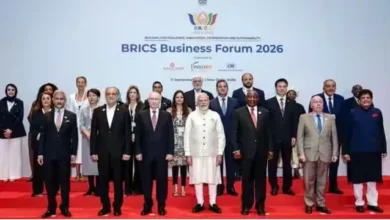 BRICS Summit 2026, ब्रिक्स समिट 2026, ब्रिक्स शिखर सम्मेलन 2026, BRICS साझा घोषणापत्र, ब्रिक्स घोषणापत्र, एकतरफा युद्ध के खिलाफ BRICS, भारत मंडपम ब्रिक्स समिट, दिल्ली BRICS Summit, नरेंद्र मोदी BRICS, शी चिनफिंग भारत, मोदी चिनफिंग बैठक, व्लादिमीर पुतिन भारत, मसूद पेजेशकियन भारत, BRICS वित्तीय सहयोग, BRICS स्थानीय मुद्रा व्यापार, ब्रिक्स सम्मेलन नई दिल्ली, भारत की BRICS अध्यक्षता, ब्रिक्स लेटेस्ट न्यूज, BRICS Summit 2026, BRICS Summit India 2026, BRICS joint declaration 2026, BRICS one sided war, BRICS joint statement, BRICS Bharat Mandapam, BRICS New Delhi summit, Narendra Modi BRICS Summit, Xi Jinping India visit, Modi Xi meeting 2026, Vladimir Putin BRICS Summit, Masoud Pezeshkian India, BRICS financial cooperation, BRICS local currency trade, BRICS latest news, BRICS India presidency 2026, #BRICSSummit2026, #BRICS, #BRICSIndia2026, #NarendraModi, #XiJinping, #VladimirPutin, #MasoudPezeshkian, #BharatMandapam, #NewDelhi, #BRICSDeclaration, #Multilateralism, #GlobalPolitics, #India, #WorldNews, BRICS Summit 2026 latest updates, BRICS Summit 2026 joint declaration, BRICS joint declaration on war, BRICS one sided military action, BRICS Summit 2026 India, BRICS Summit 2026 Bharat Mandapam, Modi Xi Jinping meeting 2026, Xi Jinping India BRICS visit, Xi Jinping Delhi arrival, Modi Xi meeting time, BRICS Summit 2026 schedule, BRICS leaders in India, Putin BRICS Summit 2026, Pezeshkian India BRICS Summit, BRICS finance ministers statement, BRICS local currency trade, BRICS global financial institutions, BRICS New Delhi 2026,