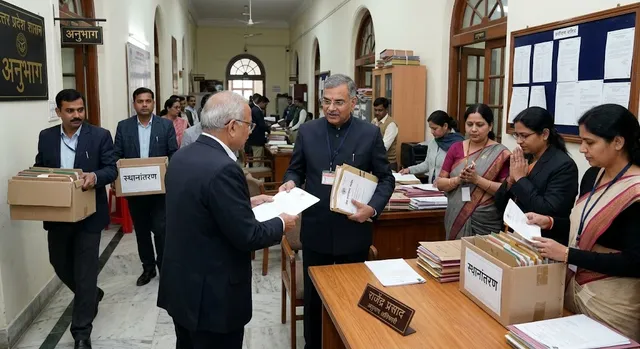 यूपी सचिवालय में 16 अधिकारियों का तबादला, UP Transfer, यूपी में अधिकारियों का ट्रांसफर, यूपी सचिवालय ट्रांसफर, राजेंद्र प्रसाद यादव ट्रांसफर, अनुभाग अधिकारी ट्रांसफर, समीक्षा अधिकारी ट्रांसफर, उत्तर प्रदेश प्रशासनिक फेरबदल, यूपी तबादला खबर, लखनऊ सचिवालय ट्रांसफर, नमामि गंगे विभाग, न्याय विभाग, वित्त विभाग, सतर्कता विभाग, कारागार प्रशासन विभाग, खादी एवं ग्रामोद्योग विभाग, उत्तर प्रदेश शासन, यूपी प्रशासनिक खबर, UP Transfer, UP Secretariat Transfer, 16 officers transferred in UP, Uttar Pradesh officer transfer, UP government transfer, Rajendra Prasad Yadav transfer, Section Officer transfer UP, Review Officer transfer UP, UP Secretariat news, Lucknow Secretariat transfer, Namami Gange Department UP, Justice Department UP, Finance Department UP, Vigilance Department UP, Prison Administration Department UP, Khadi and Village Industries Department UP, #UPTransfer, #UPTransfer2026, #UPSecretariat, #UttarPradesh, #Lucknow, #LucknowSecretariat, #UPNews, #UPGovernment, #OfficerTransfer, #AdministrativeReshuffle, #RajendraPrasadYadav, #NamamiGange, #JusticeDepartment, #FinanceDepartment, #VigilanceDepartment, #PrisonAdministration, #KhadiGramodyog, #SectionOfficer, #ReviewOfficer, #UttarPradeshNews,