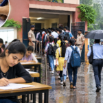 यूपी पीईटी परीक्षा 2026, PET Exam Centre Uttar Pradesh, UPSSSC PET Candidates, UP PET Exam Security Arrangements, यूपी में परीक्षा केंद्रों पर अभ्यर्थियों की भीड़,